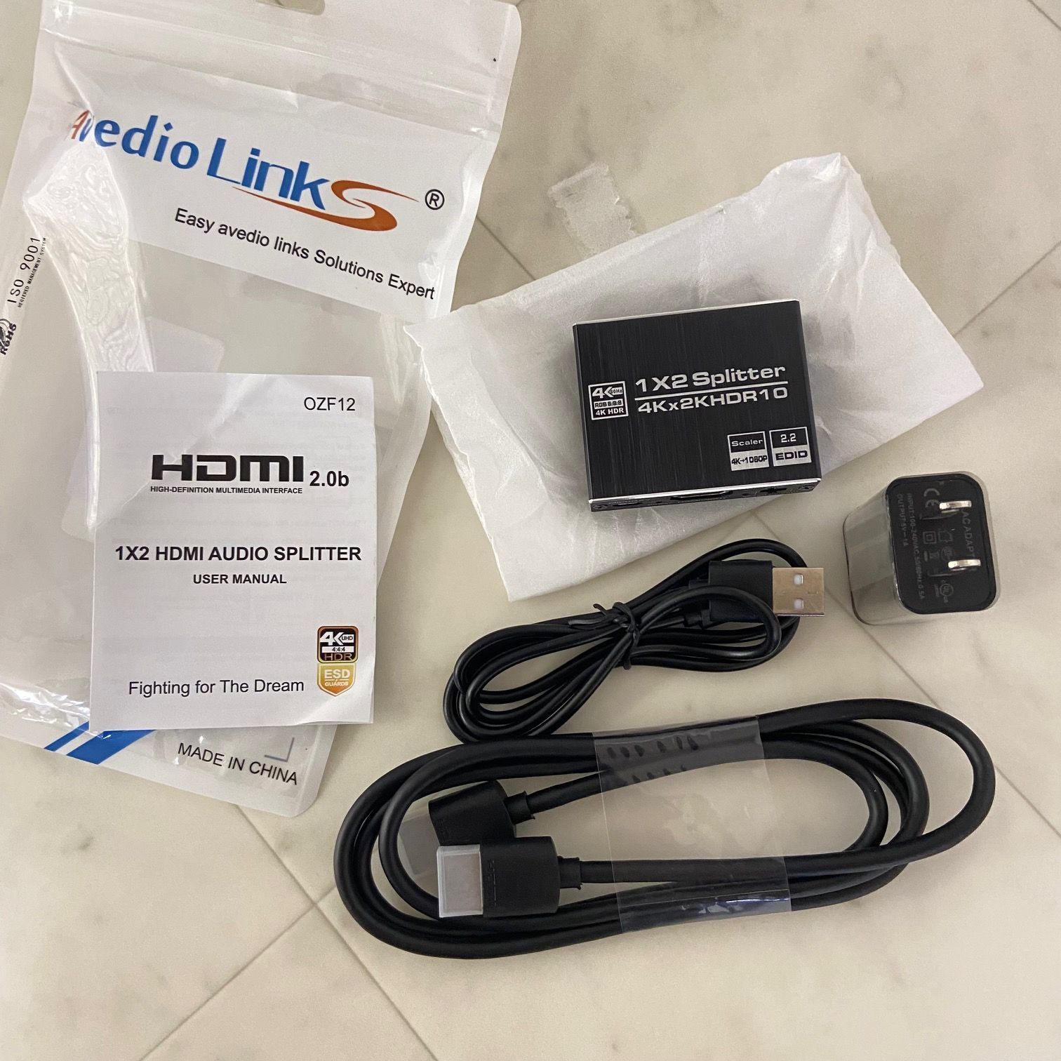 出荷Avedio links HDMI 分配器 1入力2出力 タブレット | sos.cafe