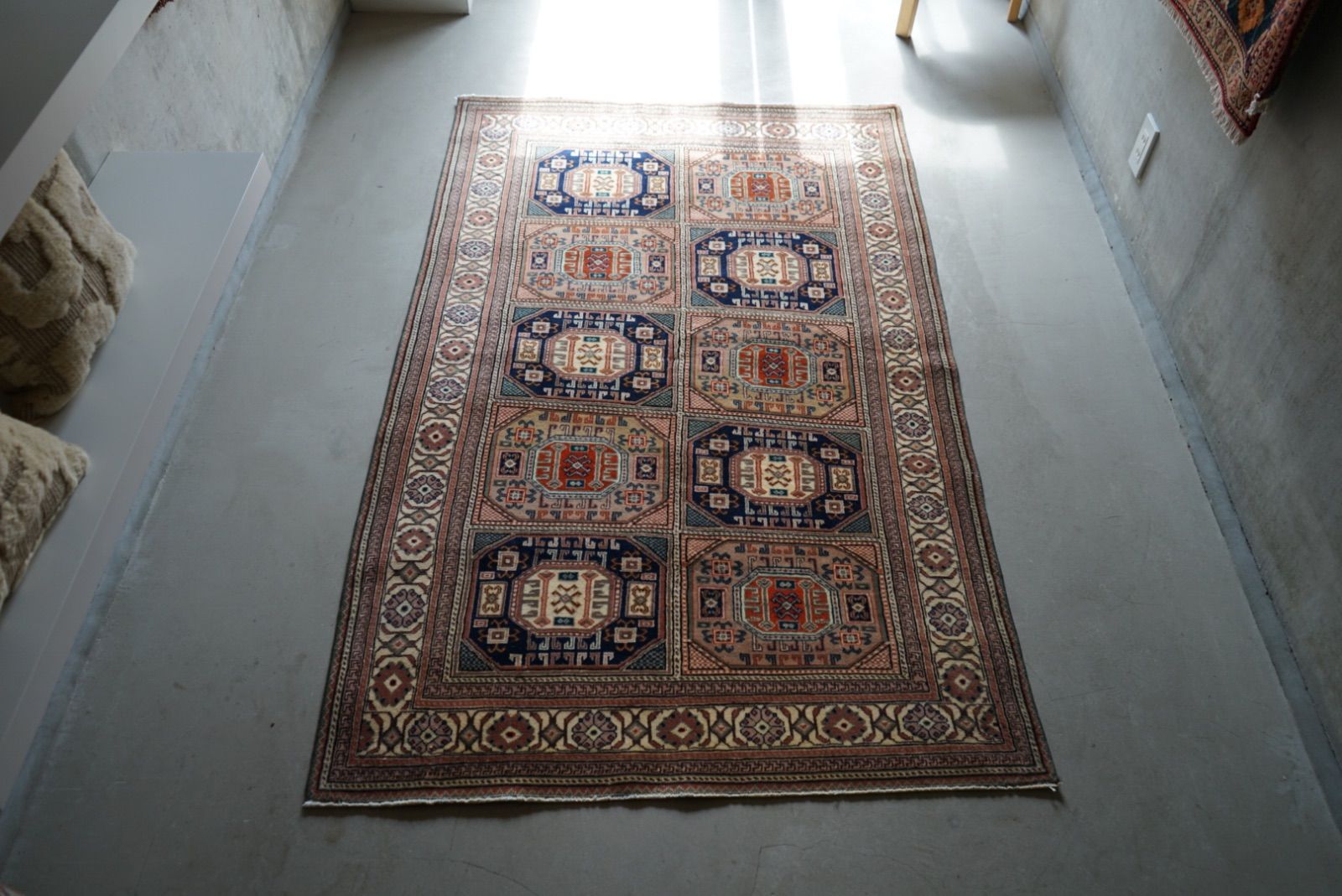 ヴィンテージラグ トルコ カイセリ 1950-1970年代 186 × 117 cm No.TR2592