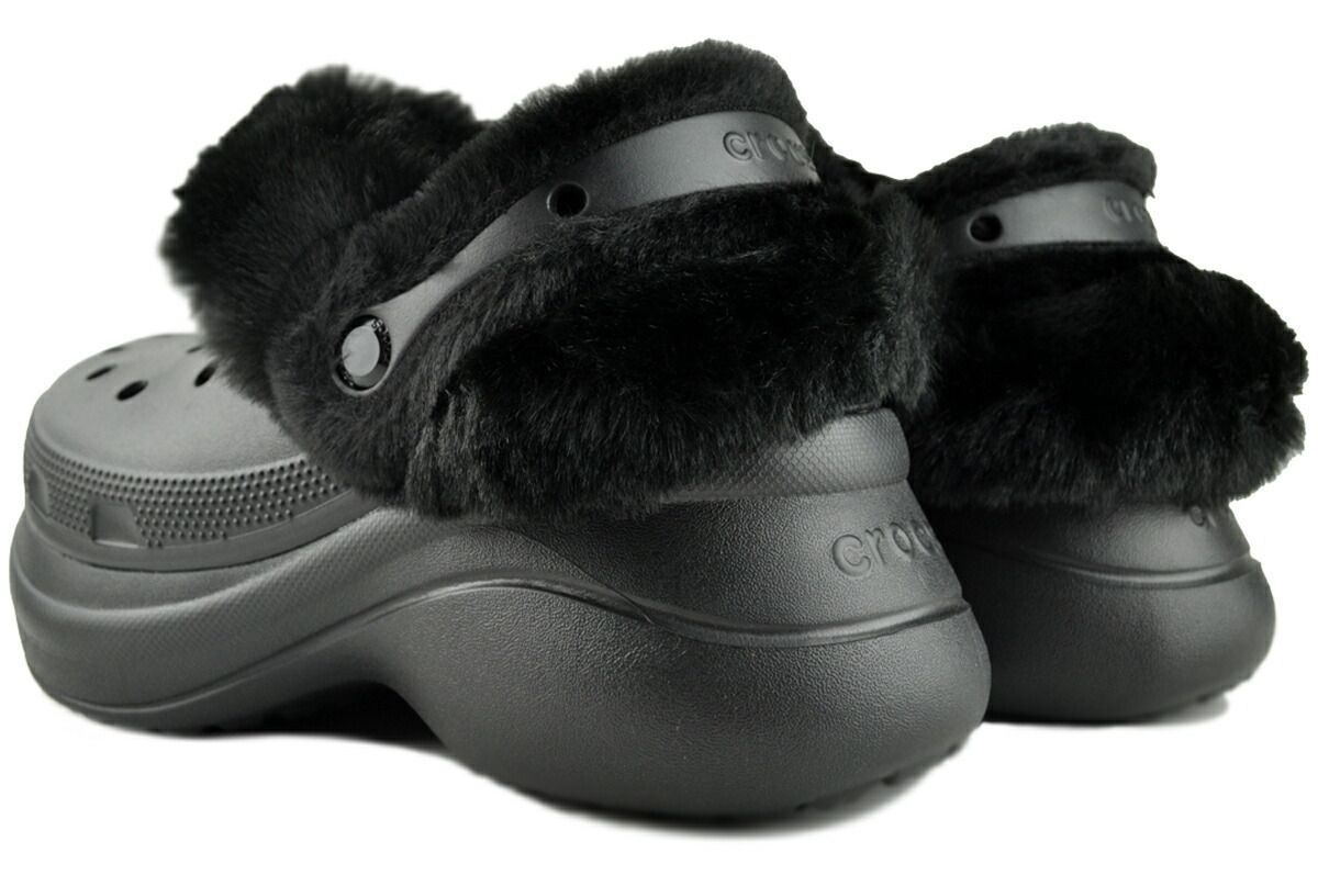 クロックス ベイ ラインド クロッグ ブラック crocs BAE LINED CLOG BLACK 靴 シューズ サンダル ウィメンズ レディース KIN-KAAI_COM