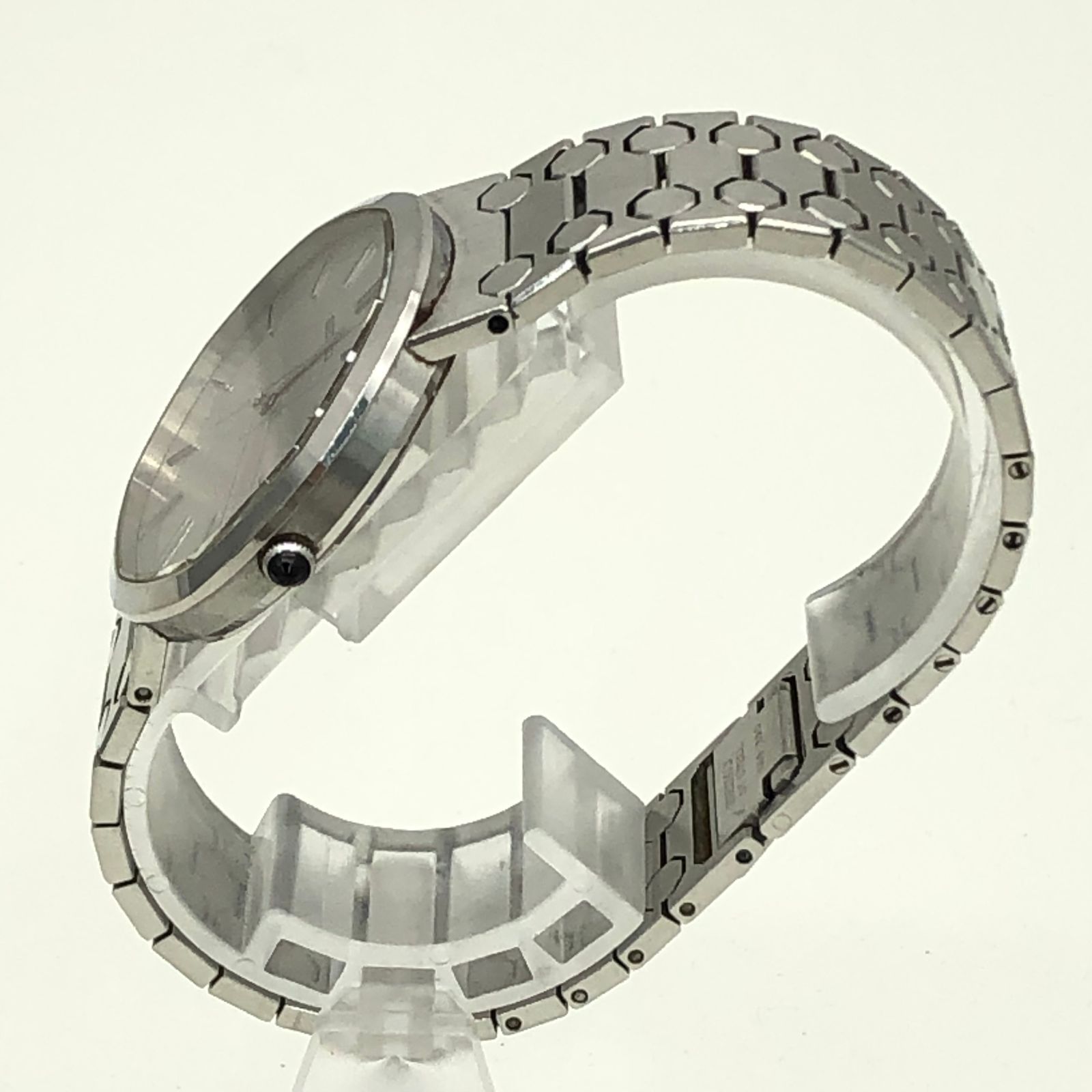 SEIKO クレドール 腕時計 スクエア メッシュブレス 新品電池 稼働 SEIKO クレドール 腕時計 スクエア メッシュブレス 新品電池
