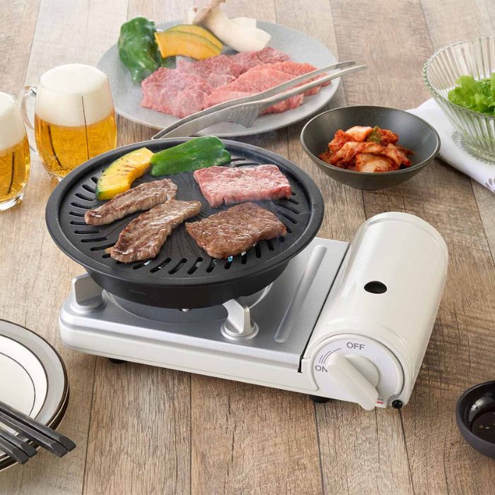 コンロ&焼肉プレートセット】イワタニ カセットフー 雅 スリム SLIM CB