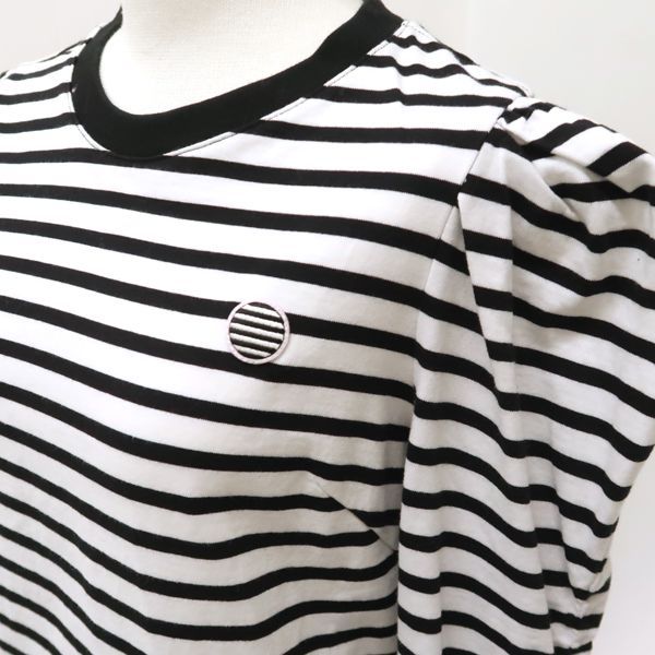 BORDRES at BALCONY◆長袖カットソー/36/コットン/WHT/ストライプ/BD2121-2B-11 174081107.jpeg?cmsp_timestamp=