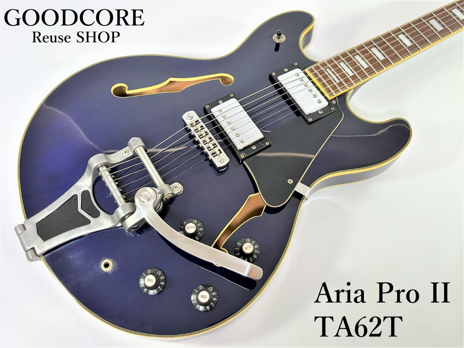 ARIA PRO II アリアプロ TA62T TA-62T セミアコ ホロウ エレキギター - メルカリ