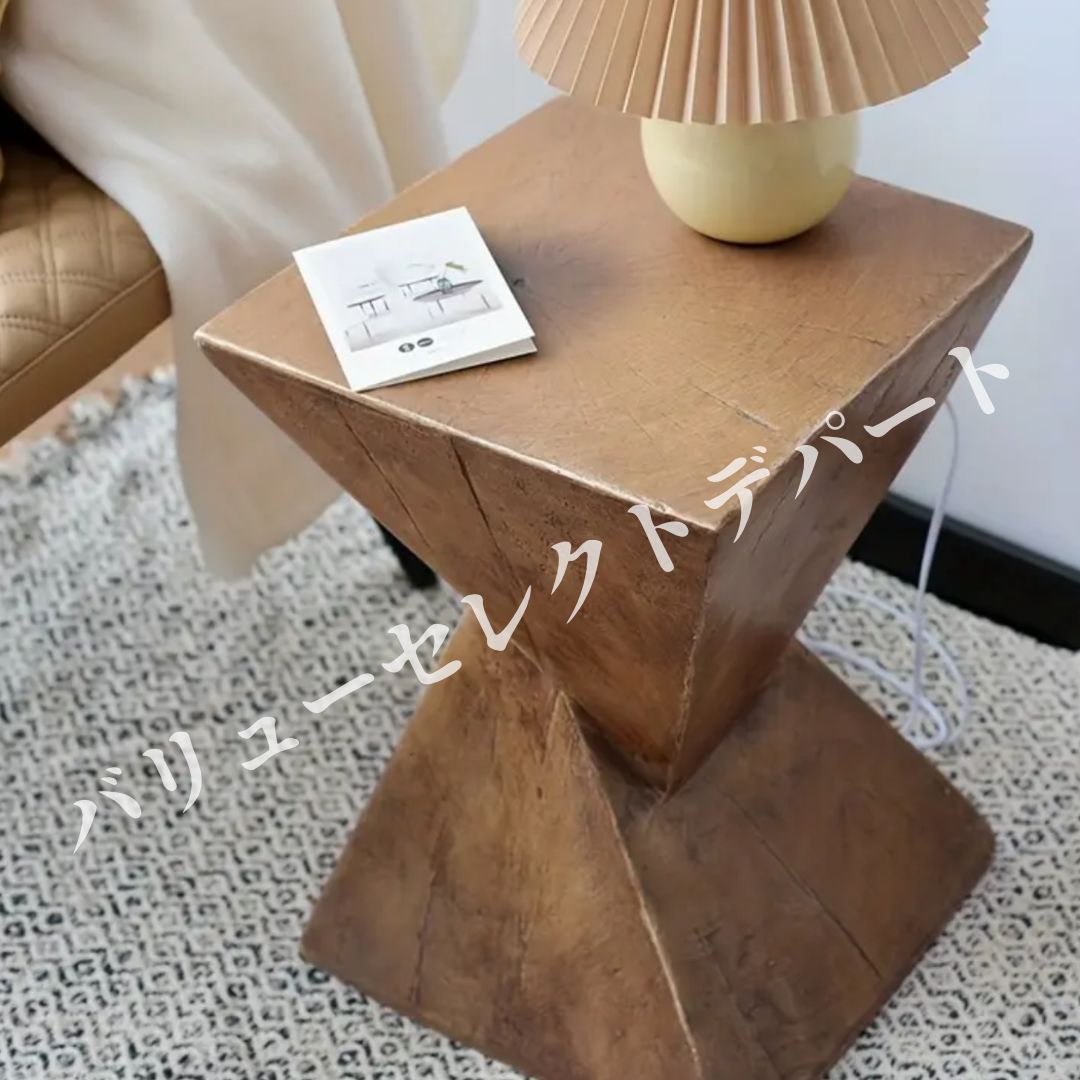 フランスアンティーク木製*大理石キャビネット/ナイトテーブル机(90-1