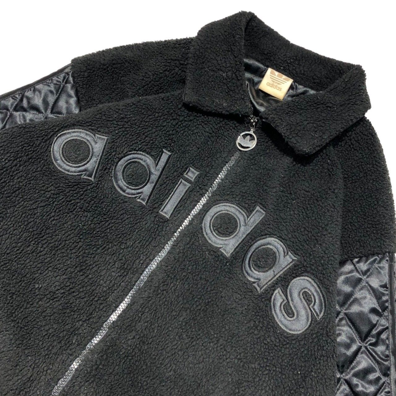 adidas(アディダス) 80's ~ 90's logo fleece boa blouson ロゴ