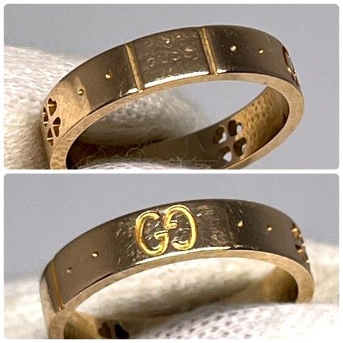 GUCCI グッチ アイコン アモール フォーエバー リング 750PG ＃12