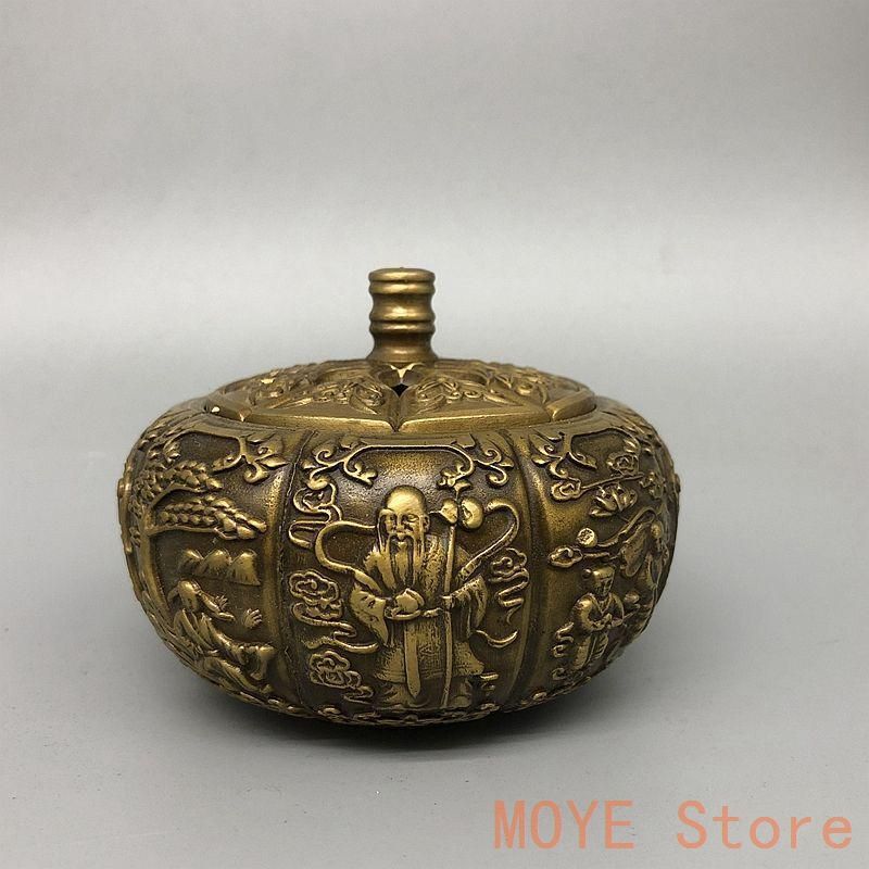 銅 細工 寿星薫香炉 茶道具 香道具 装飾品 工芸品 置物zw0829 - メルカリ