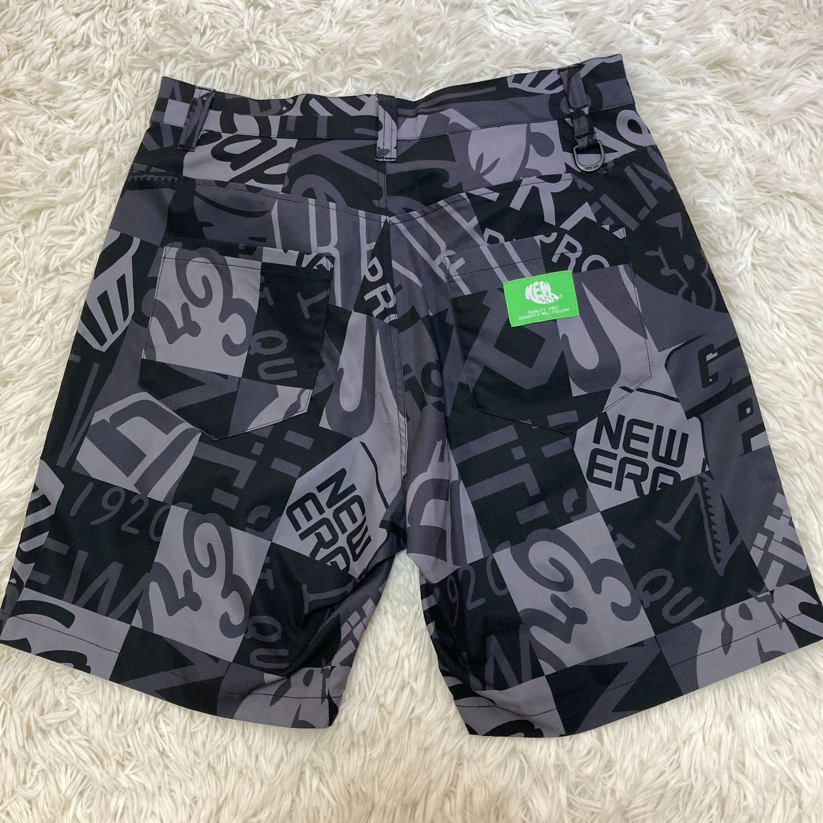 ニューエラ ゴルフ ハーフパンツ ロゴプリント グレー|mercari