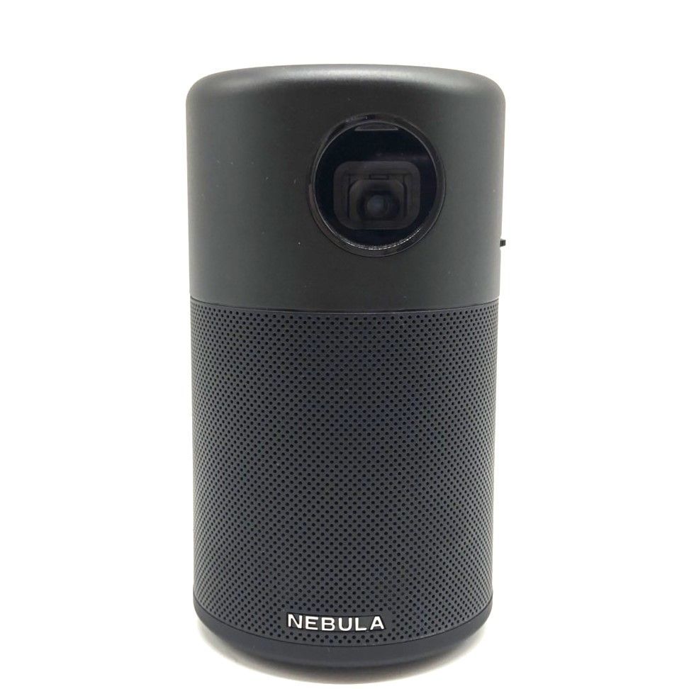 Anker NEBULA Capsule ネビュラカプセル D4111 プロジェクター Android搭載 360度スピーカー Wi-Fi Bluetooth キャリーケース付属 動作 済 ブラック 006285