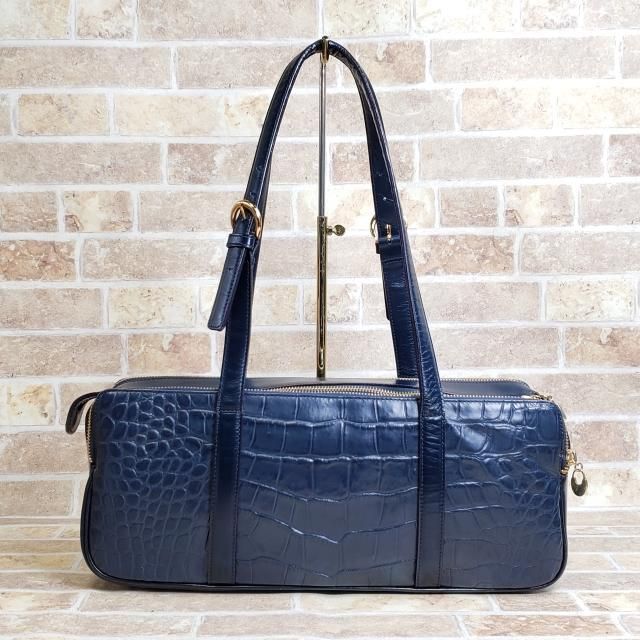 ジャーダ ロベルタディカメリーノ ☆ クロコ型押しレザー ボストン