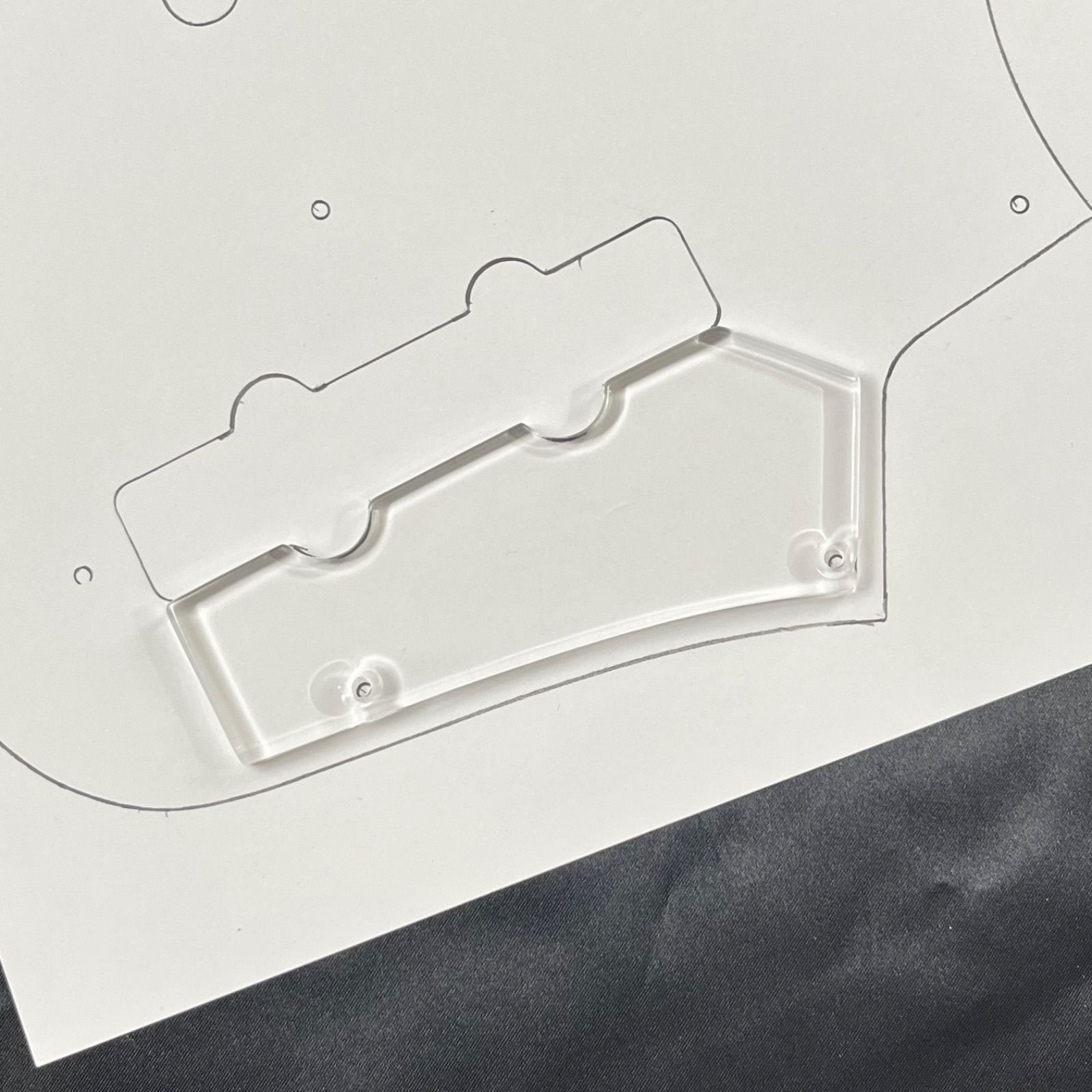 AtelierZ M 245用 フィンガーランプ ハーフサイズ フロント用 - アクリル製 うさみみ工房