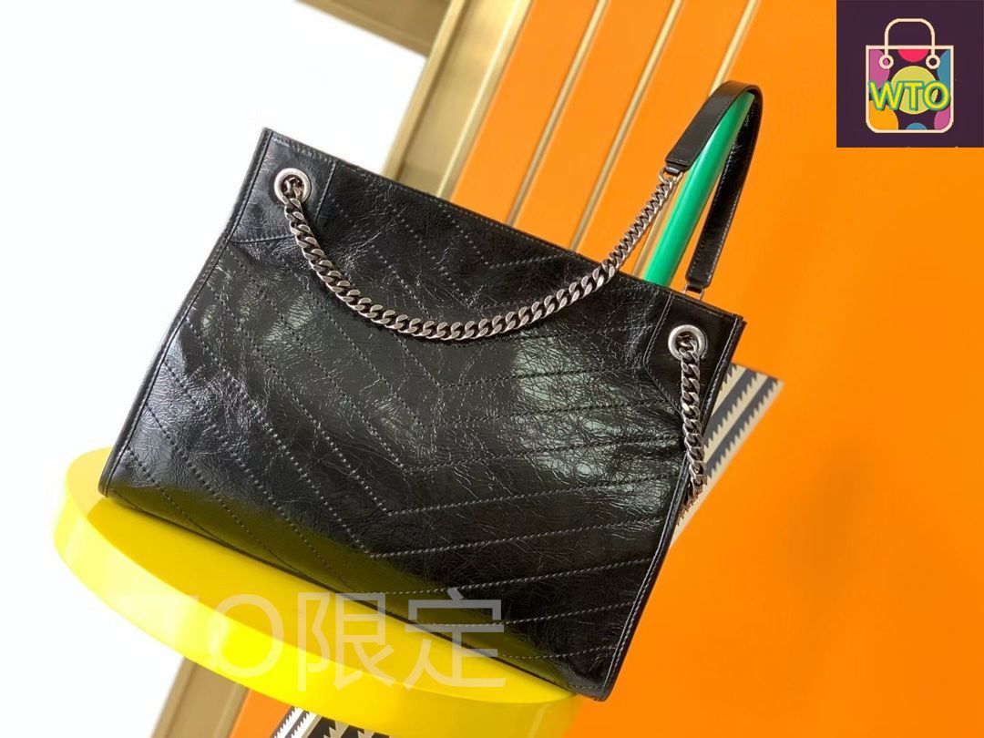 SAINT LAURENT ニキ ショッピングバッグ - 33×27×11.5cm