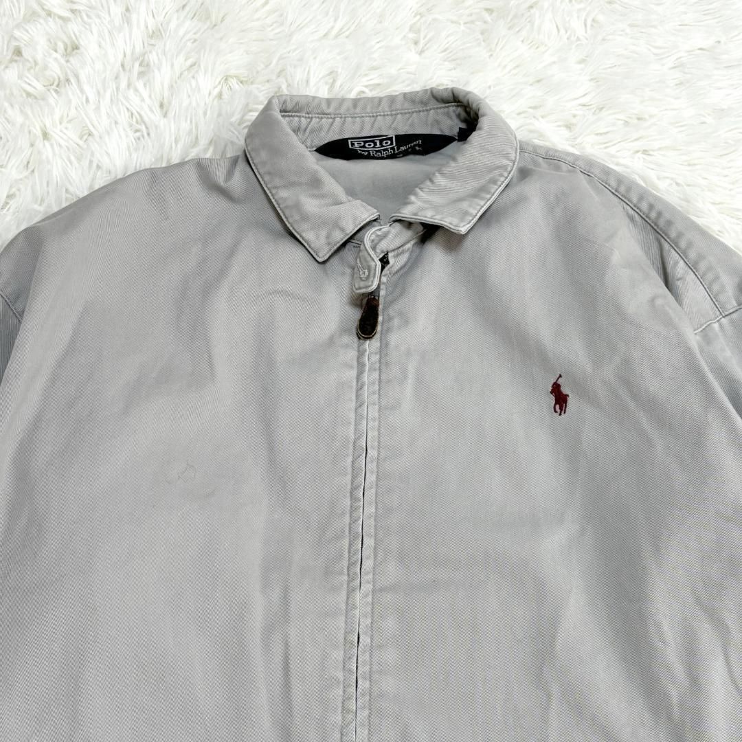 90s 三角タグ ポロラルフローレン スイングトップ M ブラウン