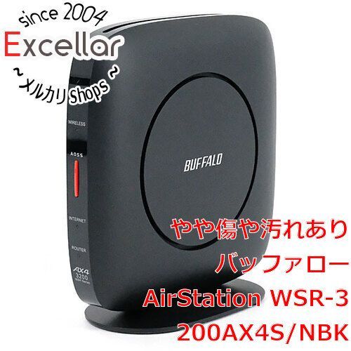 bn:0] BUFFALO 無線LANルータ AirStation WSR-3200AX4S/NBK ブラック