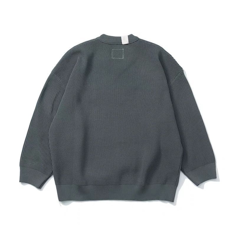 n.hoolywood × madness WAFFLE KNIT black-