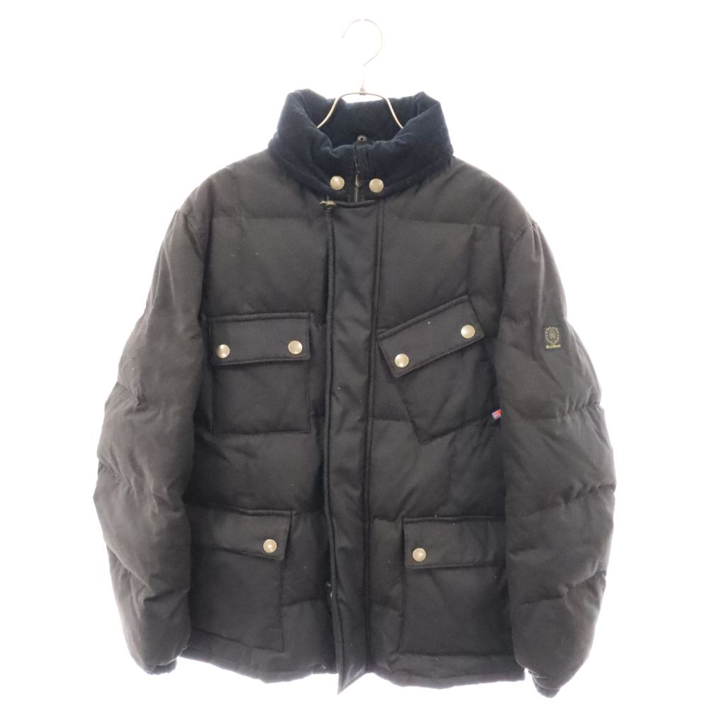 BELSTAFF (ベルスタッフ) グースダウン ジップアップジャケット ブラック