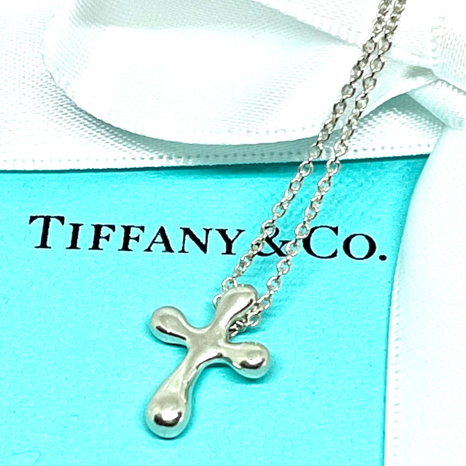 美品】TIFFANY&Co. ティファニー ミニ クロス エルサペレッティ 