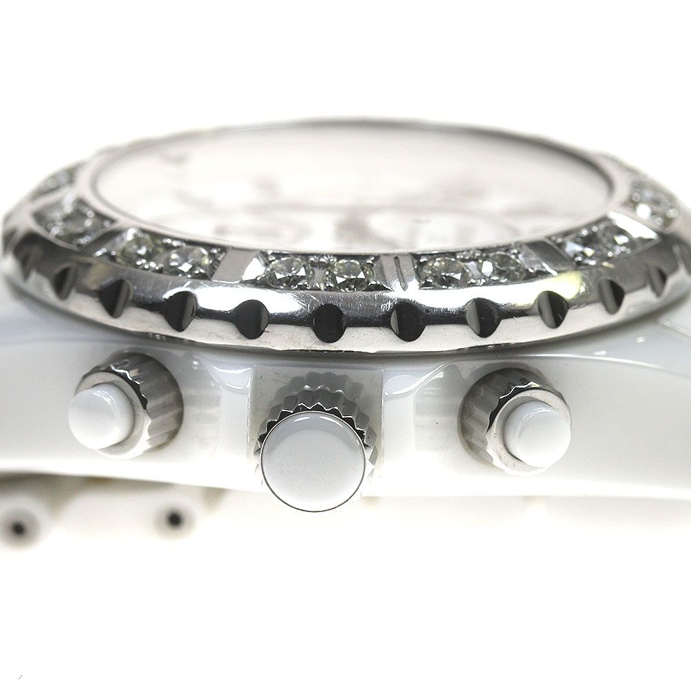 シャネル CHANEL H1007 J12 クロノグラフ アフターダイヤベゼル 自動