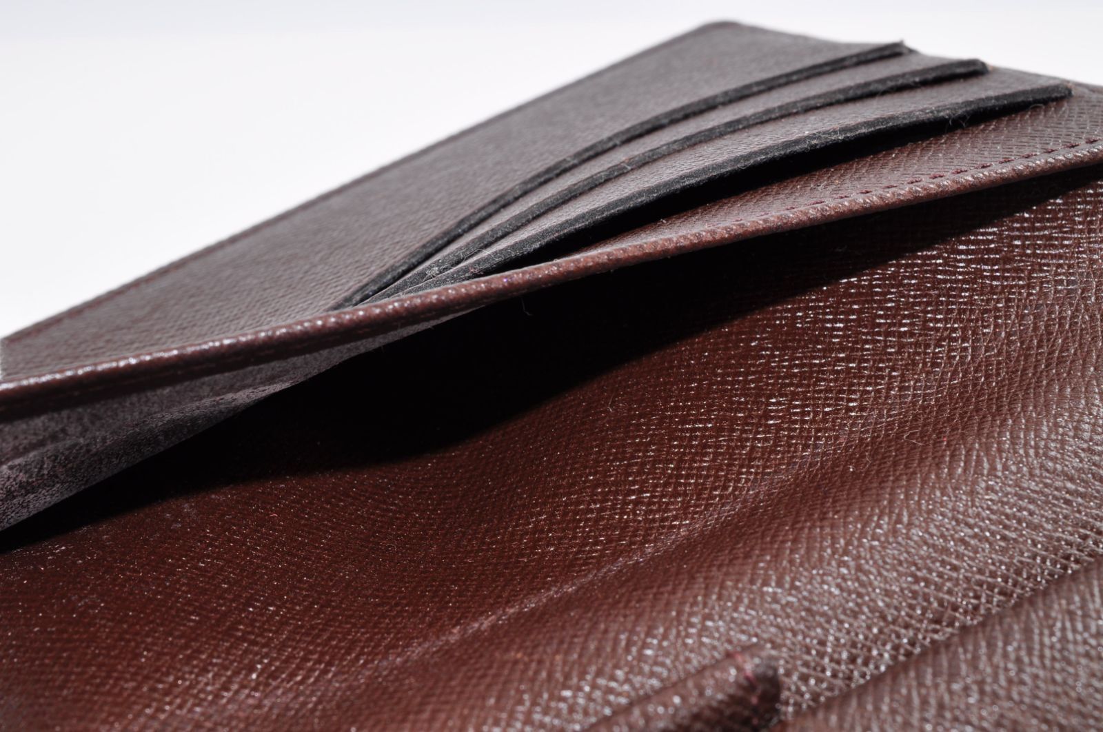 LOUIS VUITTON ルイヴィトン 長財布 ダミエ エベヌ ポルトトレゾール