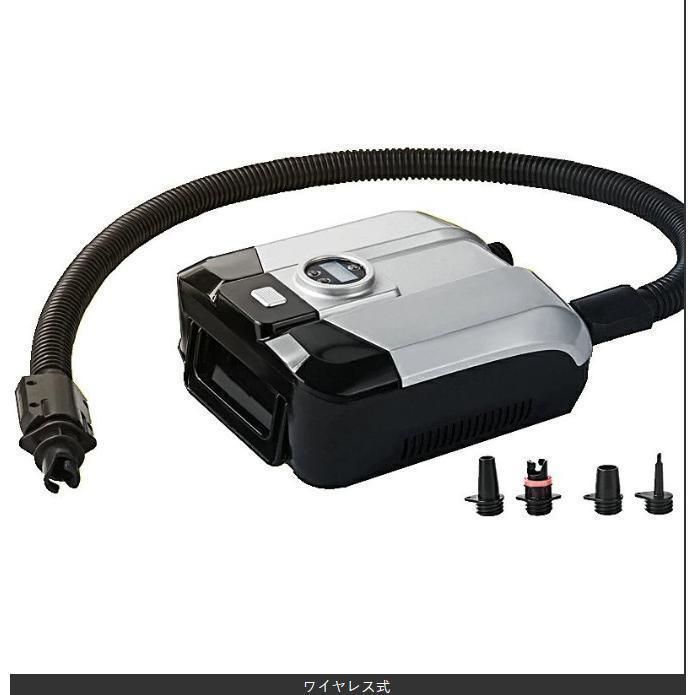 電動エアーポンプ DC12V 空気入れ&amp;空気抜き 両対応 20psiまで 電動エアーポンプ 12V 空気入れ 空気抜き インフレータブル 電動