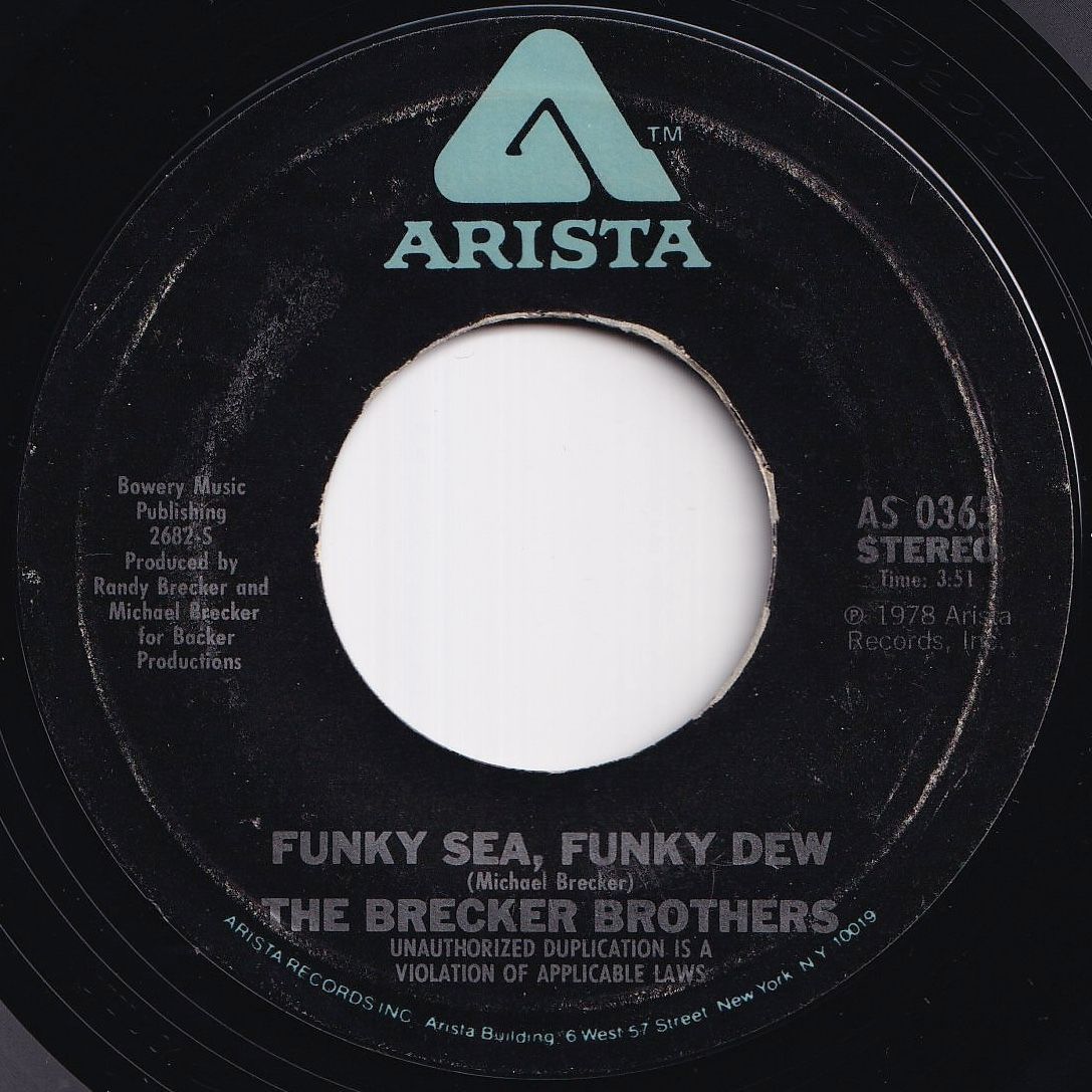 Brecker Brothers East River / Funky Sea, Funky Dew Arista US