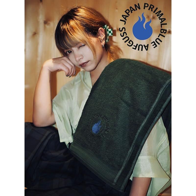 PAJ アウフグースタオルショート サウナ サウナグッズ アウフギーサー 熱波師 タオル aufguss towel オープン グリーン