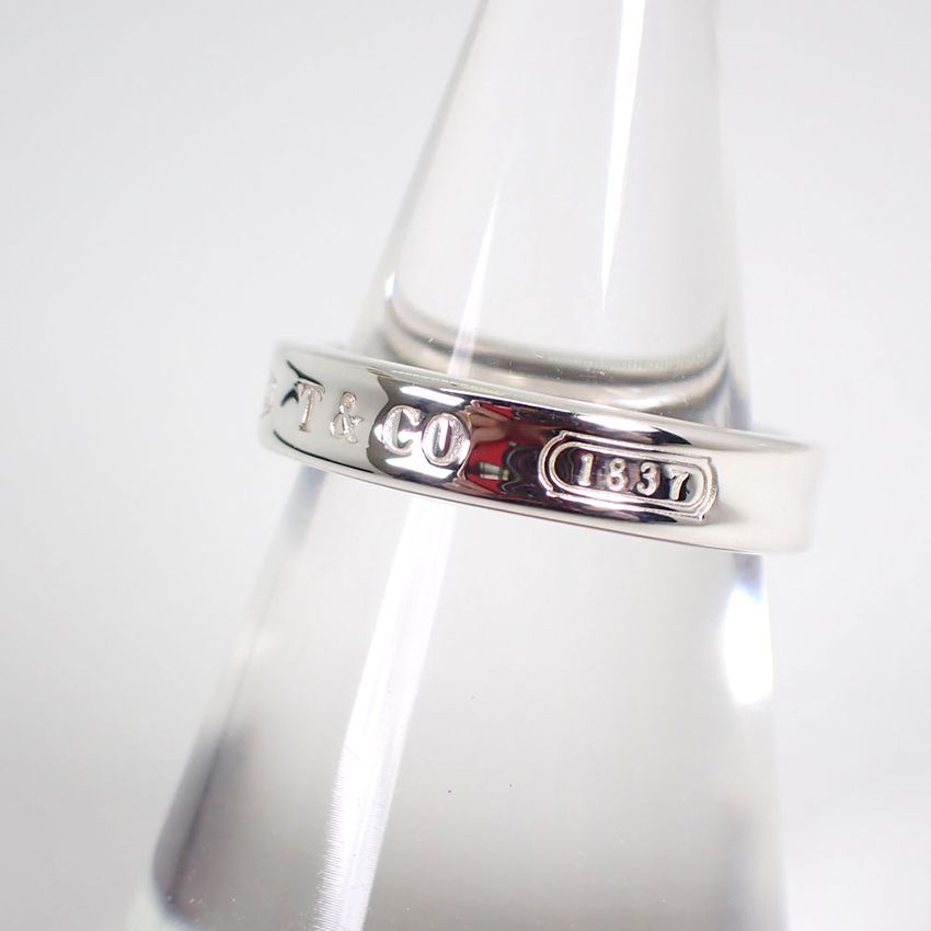 8号 TIFFANY ティファニー ナローリング 925 ティファニー 925 1837