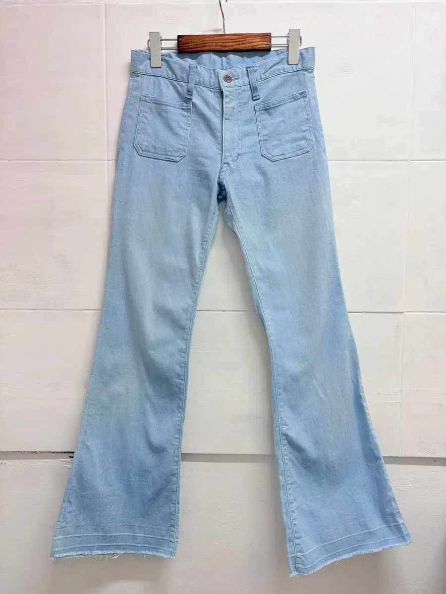 COSMO USA Y2k キッチュ ファンキー ユーティリティ デニム ブーツカット