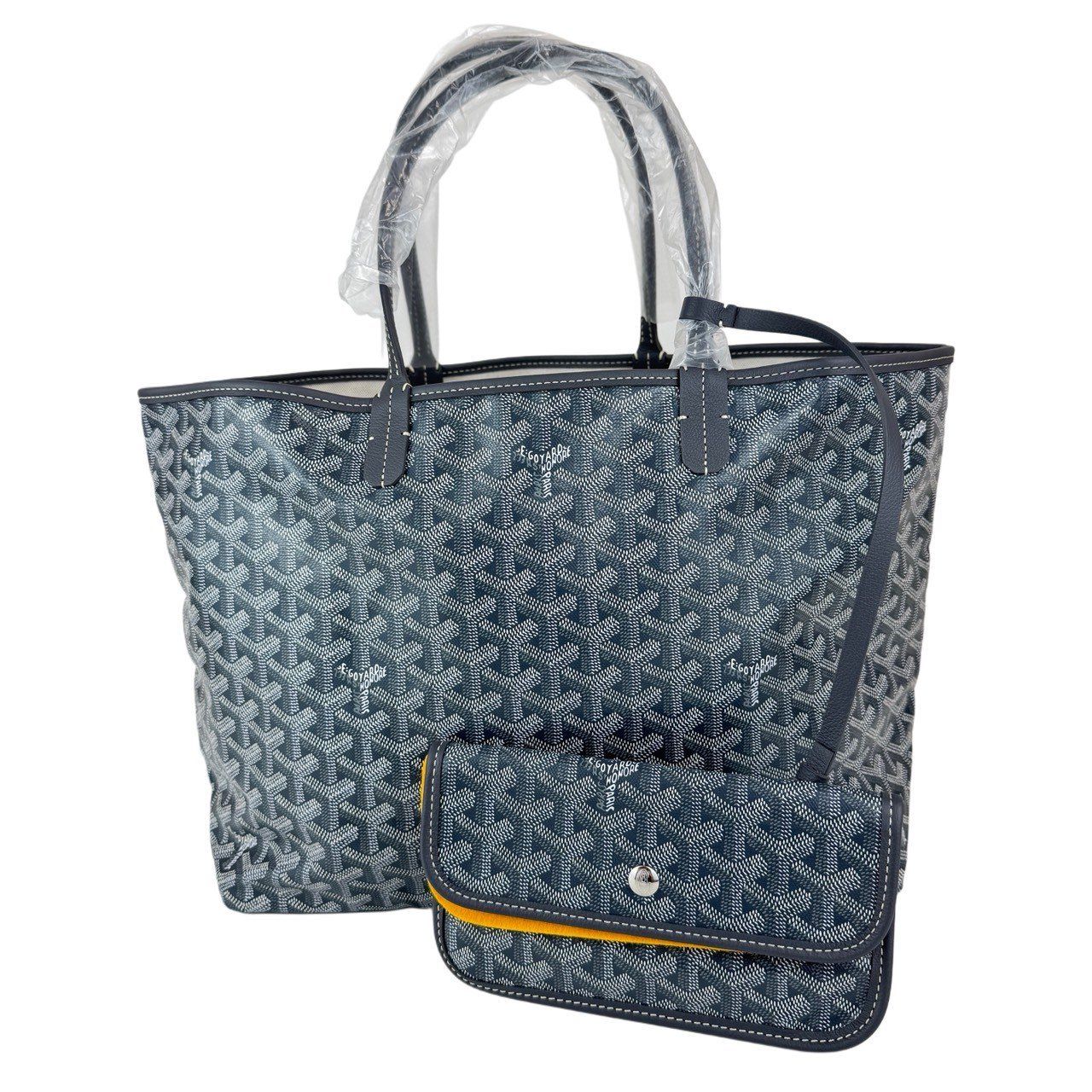 GOYARD ゴヤールディンキャンバス カーフスキン 65253 Goyard プチ・フロ ミニ カーフスキン＆キャンバス バケット