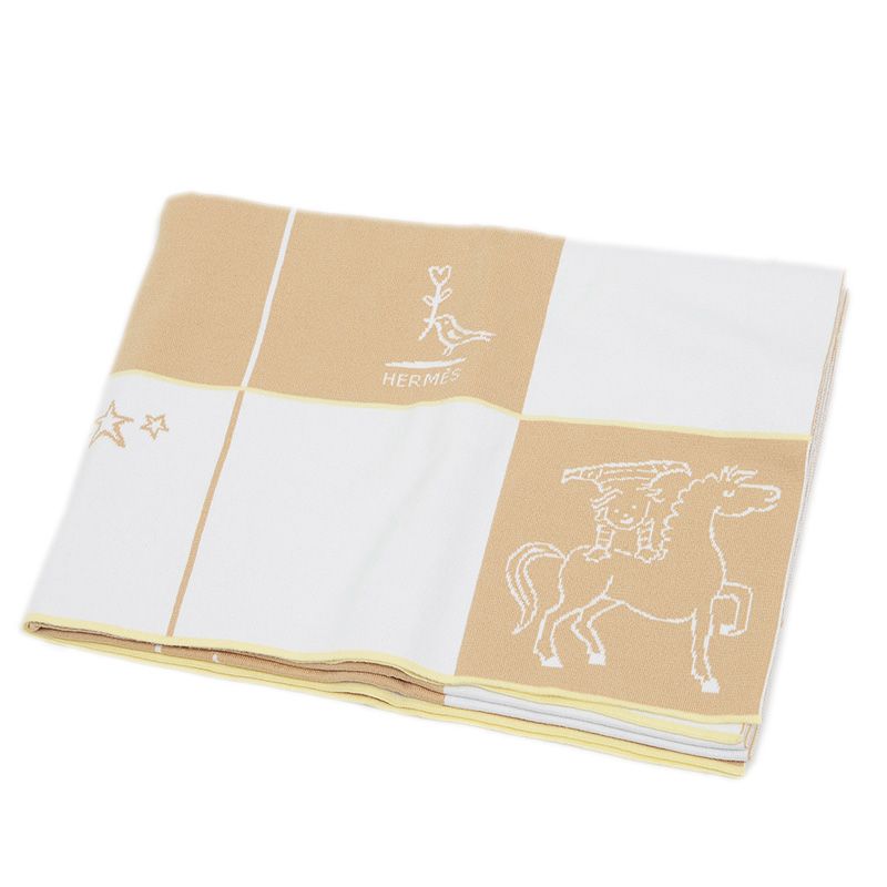 エルメス ベビー ブランケット アダダ 楽天市場】HERMES エルメス ベビー BABY 赤ちゃん アダダ 馬 毛布