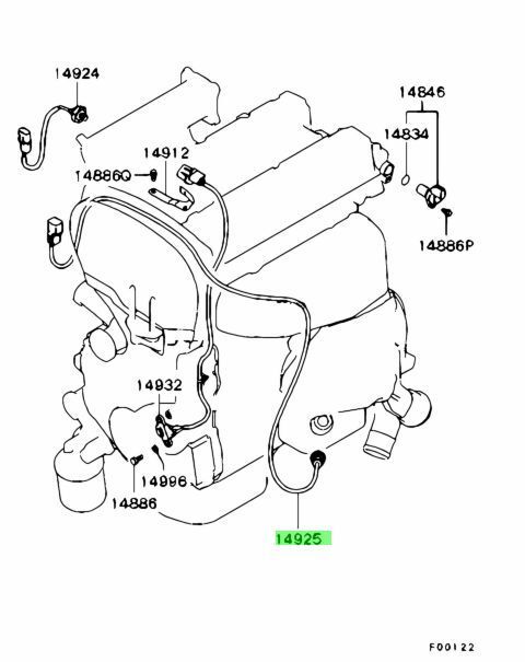 ●未使用 三菱 CT9A ランサーエボリューション ランエボ 7 8 9 Ⅶ Ⅷ Ⅸ 純正 O2センサー 4G63 MITSUBISHI SENSOR ENG CONTROL OXYGEN