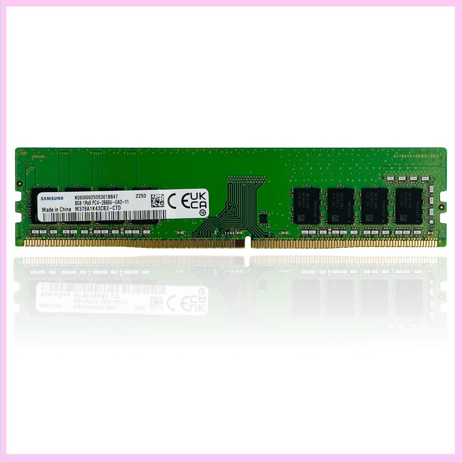 SAMSUNG サムスン 8GB 1Rx8 PC4-2666T-UA2-11 DIMM 288pin ...