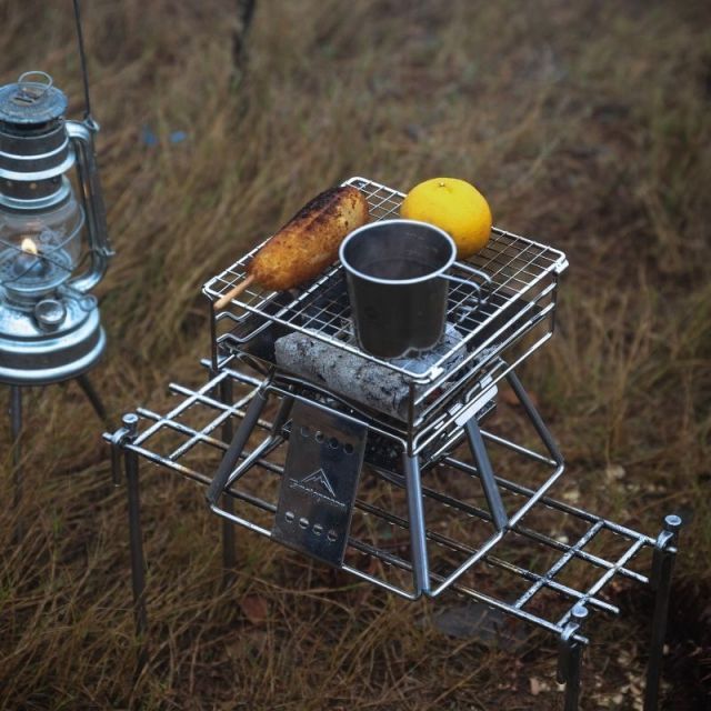 焚き火台 ソロ 軽量 おしゃれ 無骨 ソロキャンプ ソロストーブ