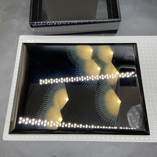 ★最終値下げ★木曽漆器 蒔絵 硯箱 木箱　文庫 文箱 手箱 書道具 ☆最終値下げ☆木曽漆器 蒔絵 硯箱 木箱 文庫 文箱 手箱 書道具