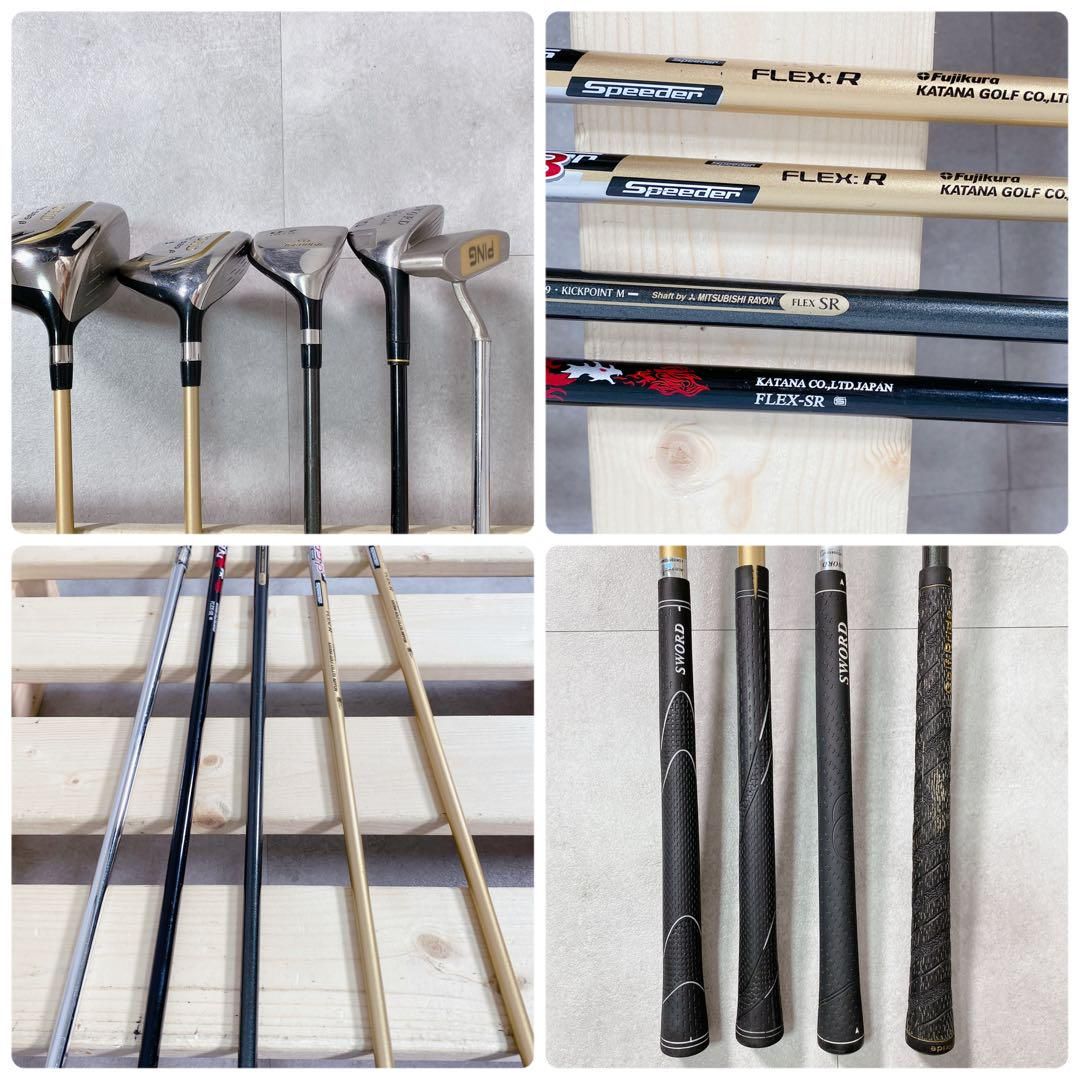 X556 スウォード KATANA GOLF 他 メンズ ゴルフ クラブセット X556 スウォード KATANA GOLF 他 メンズ ゴルフ クラブセット