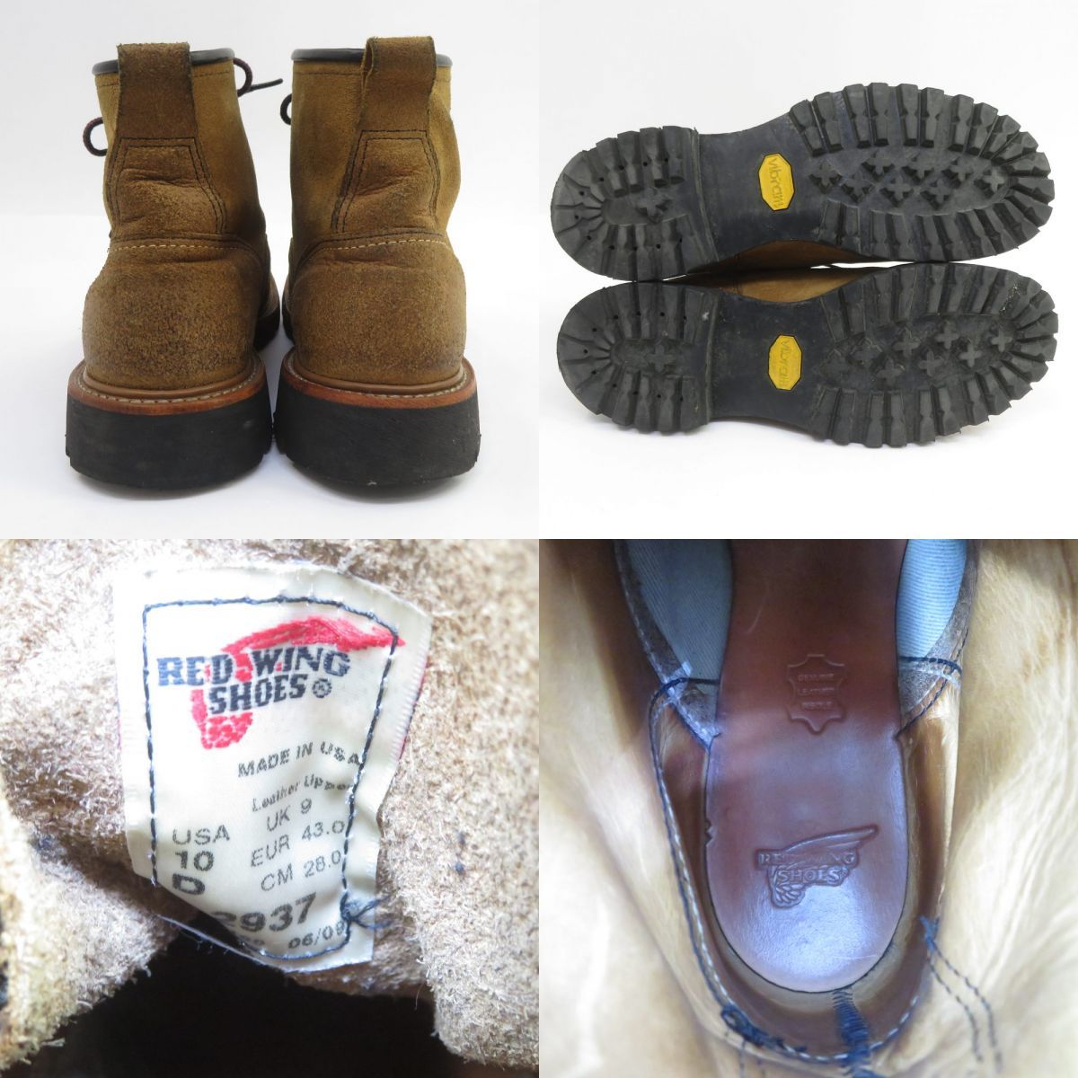 Red Wing レッドウィング LINEMAN LUG 2936 ビブラム