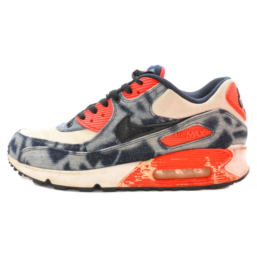 NIKE (ナイキ) atmos別注 AIR MAX 90 DNM QS BLEACHED DENIM アトモス 