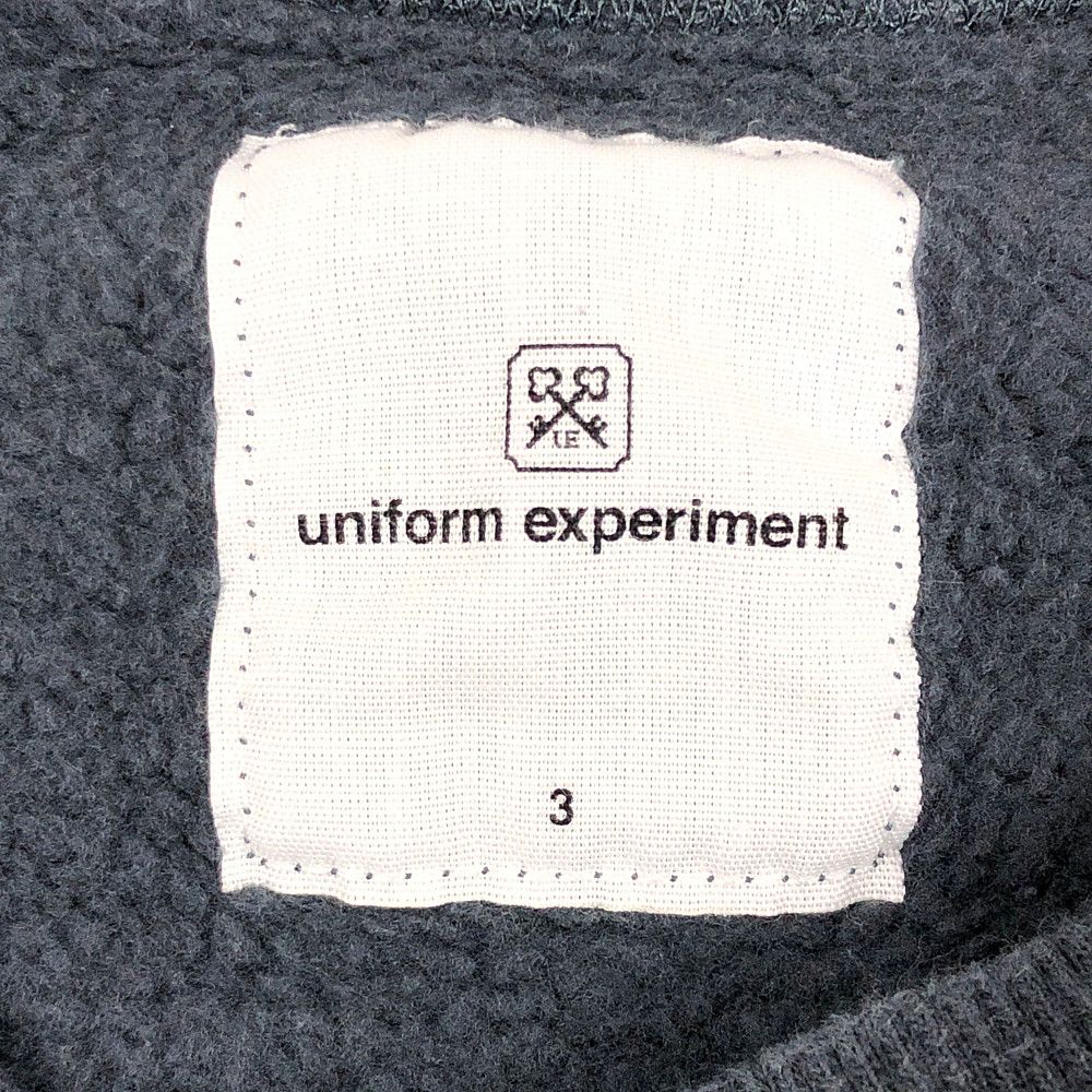 UNIFORM EXPERIMENT UE-202057 SLEEVE PANELED WIDE CREWNECK SWEAT