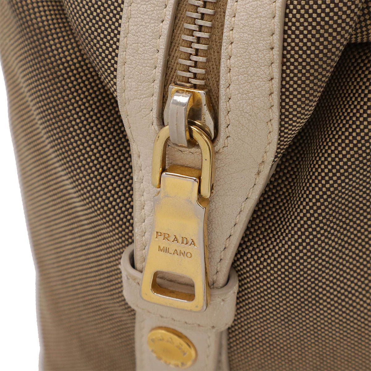 PRADA プラダ ロゴジャガード ミニボストン トートバッグ ショルダー  