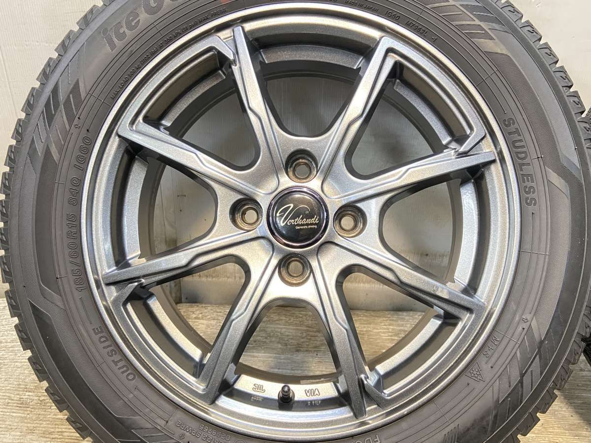 100％品質保証 185 60R15 ヨコハマ アイスガード iG60 ヴェルサンディー 15x5.5 43 100-4穴 タイヤ スタッドレスタイヤ ホイールセット 4本セット w15251003958