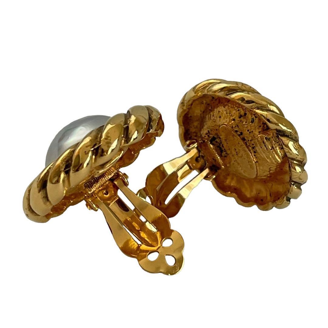 CHANELシャネル コレクション 2262イヤリング フェイクパール ゴールド