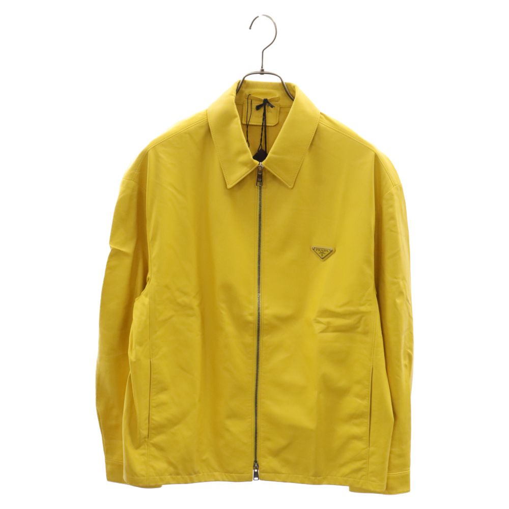 PRADA プラダ トライアングルロゴ ナッパレザージップアップジャケット