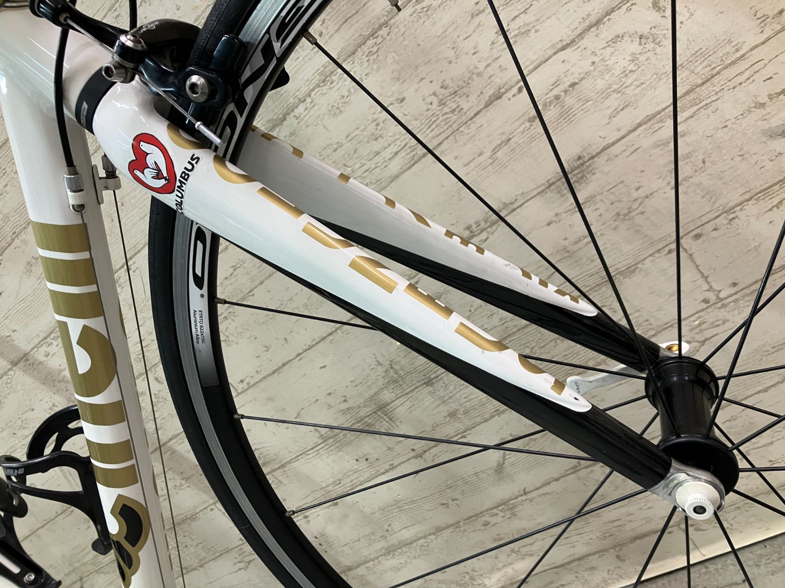 Cinelli　DINAMO ホワイト　40cm Cinelli dinamo チネリ ダイナモ Campagnolo Veloce 10s For