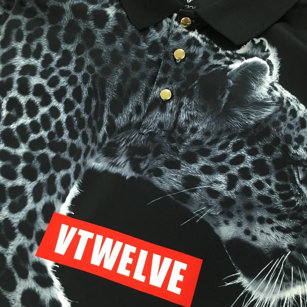 VTWELVE ヴィトゥエルヴ リアルレオパード ヒョウ柄 ポロシャツ 楽天
