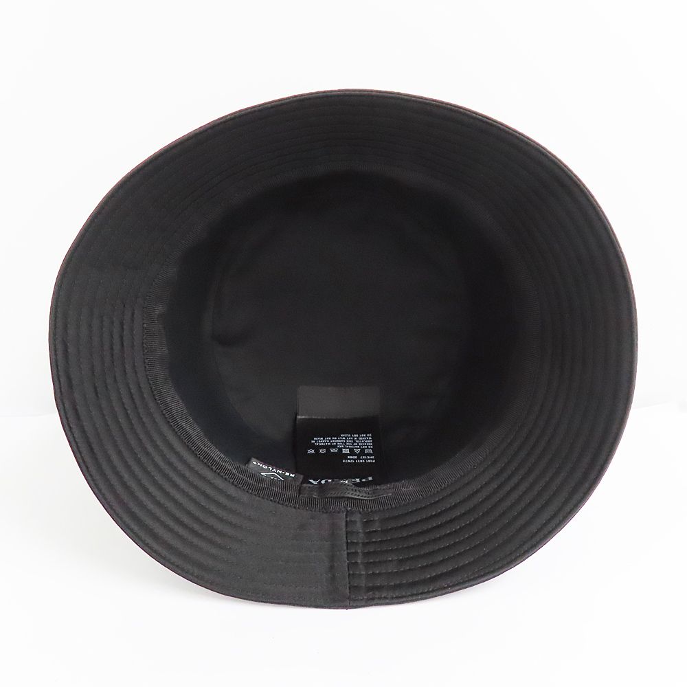 PRADA プラダ バケットハット 2HC137 2DMI メンズ Re-Nylon リナイロン トライアングルロゴ 帽子 F0244/TUNDRA プラダ PRADA ハット メンズ 2HC137 2DMI F0002 NERO ブラック PRADA