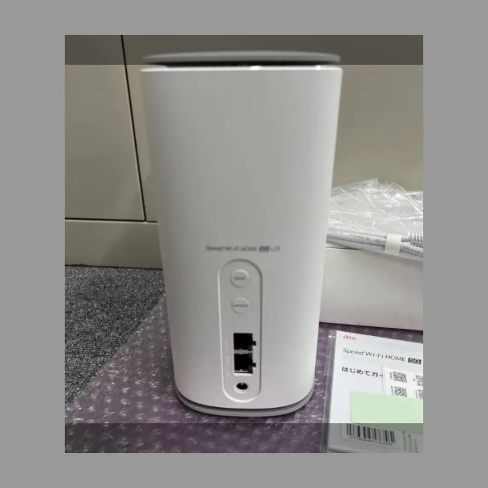 「品」 Speed Wi-Fi HOME 5G L13 ホワイト ZTR02 判定〇 2024年1月製