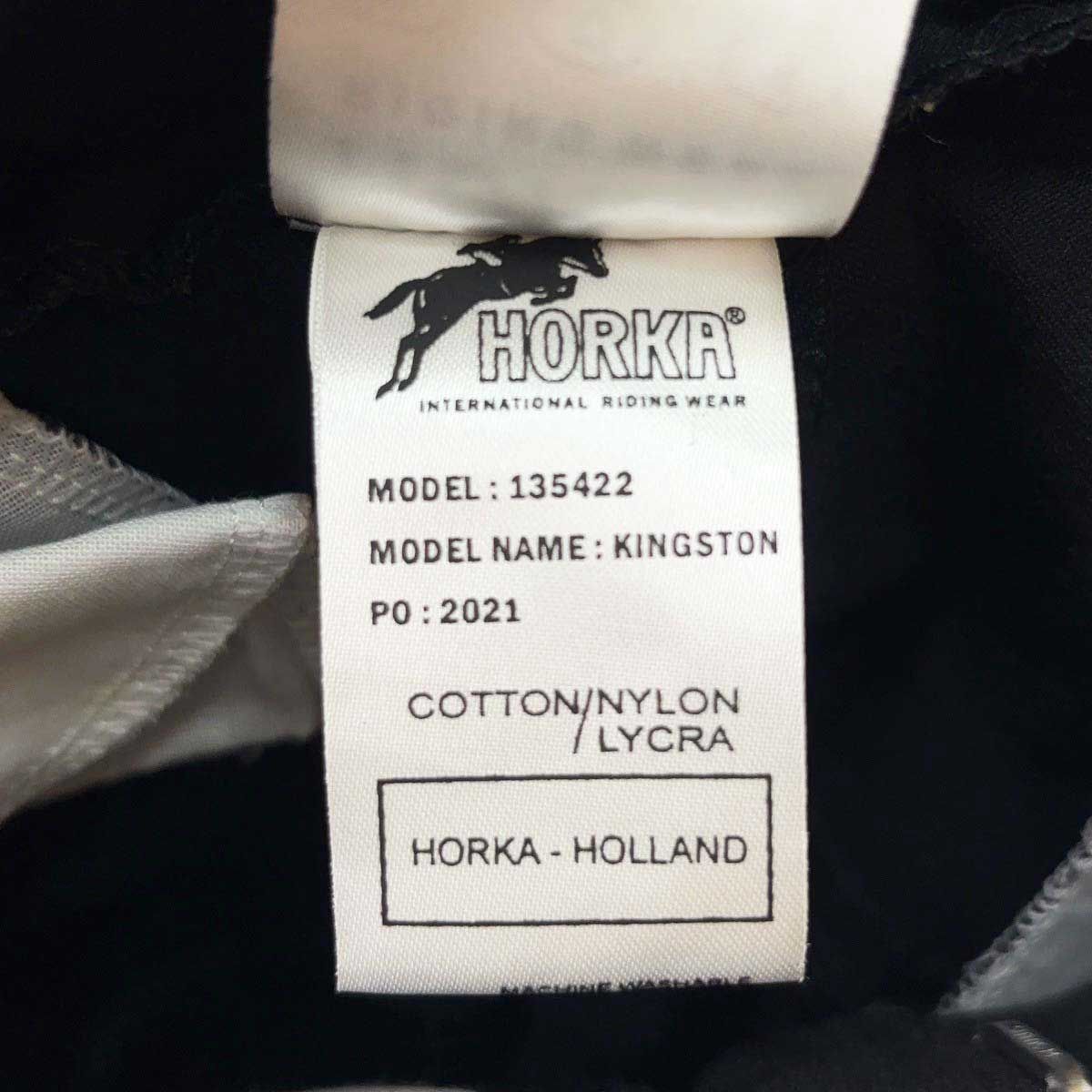 【中古・未使用品】HORKA ホルカ Kingston Breeches キュロット 44 ブラック レディース 乗馬 馬術 未使用】HORKA ホルカ Kingston Breeches キュロット 44