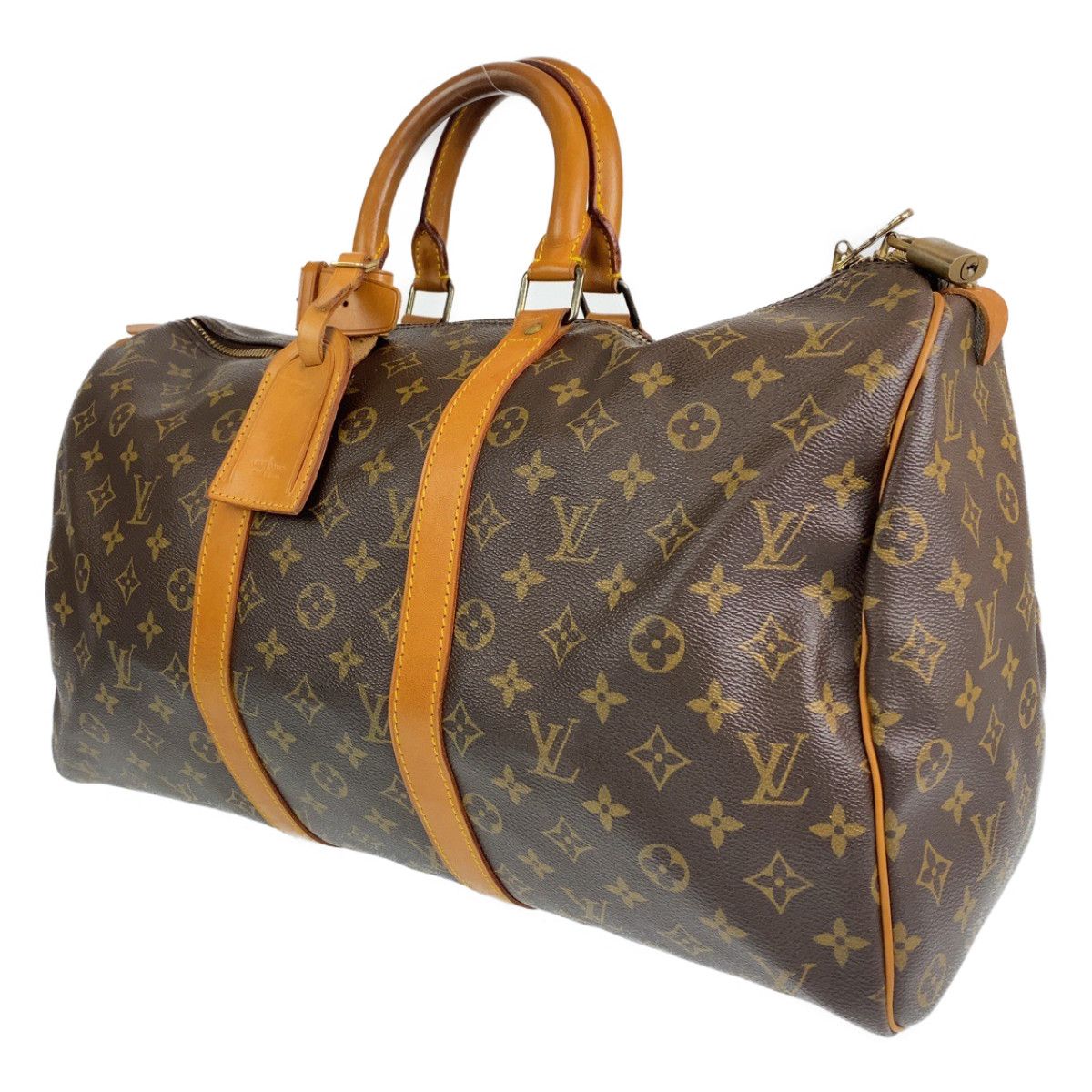 Louis Vuitton ボストンバッグ ブラウン　モノグラム 中古・古着通販】LOUIS VUITTON (ルイ ヴィトン) モノグラムボストン
