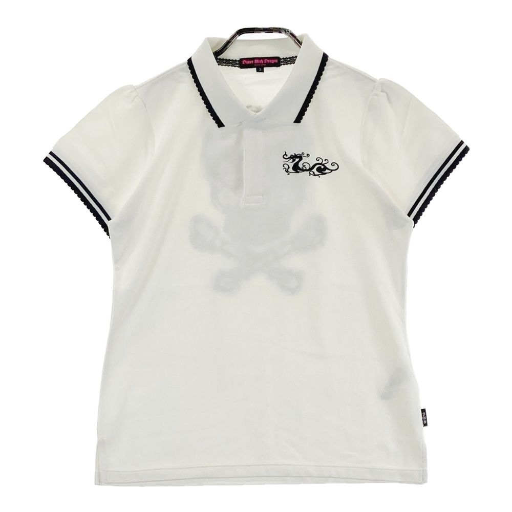 ダンスウィズドラゴン ポロシャツ(白)