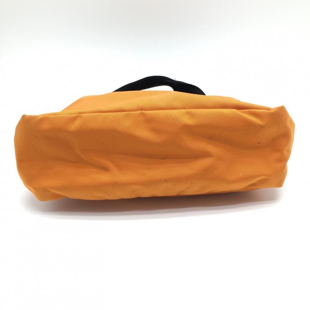 ブリーフィング カートバッグ オレンジ×黒 内外ポケット付ゴルフ